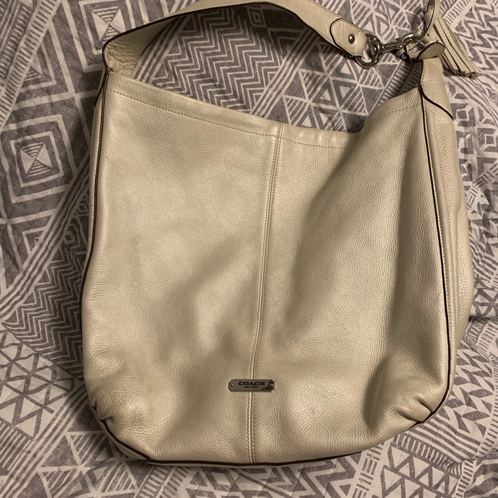 White coach purse